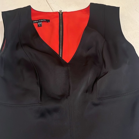 Silk long zippered back dress - Picture 6 of 9